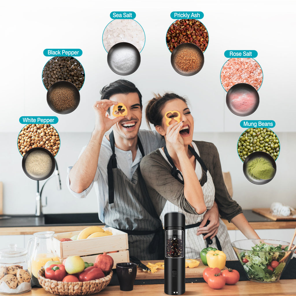 Electric Salt & Pepper Gravity-Auto Grinder