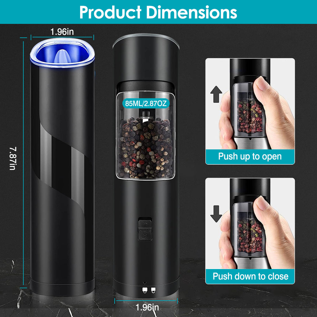 Electric Salt & Pepper Gravity-Auto Grinder