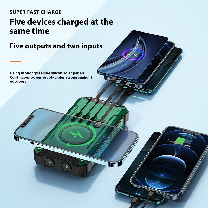 Solar-Sync Wireless Power Bank