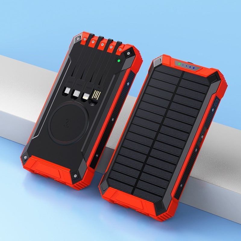Solar-Sync Wireless Power Bank