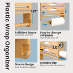 Bamboo 4-in-1 Kitchen Organizer & Dispenser