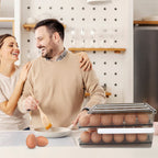 Glide & Stack Rolling Egg Dispenser (36-Egg Capacity)