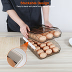 Glide & Stack Rolling Egg Dispenser (36-Egg Capacity)
