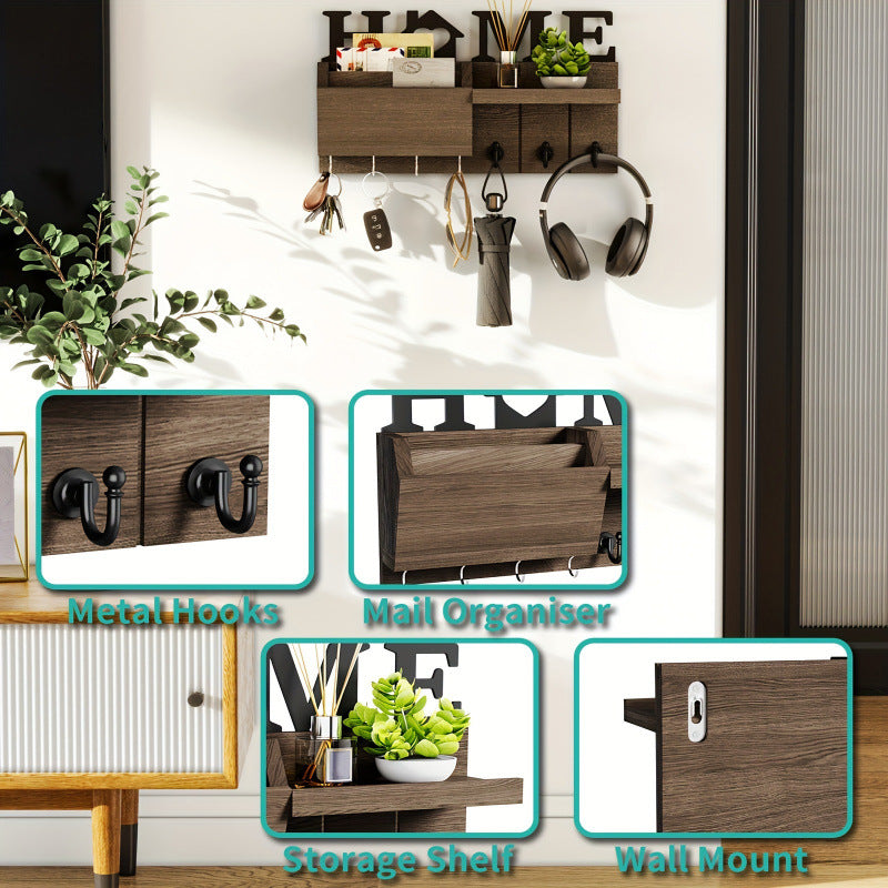 Entryway Mail & Key Organizer