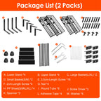 Adjustable Under-Sink Sliding Organizer (2-Pack)