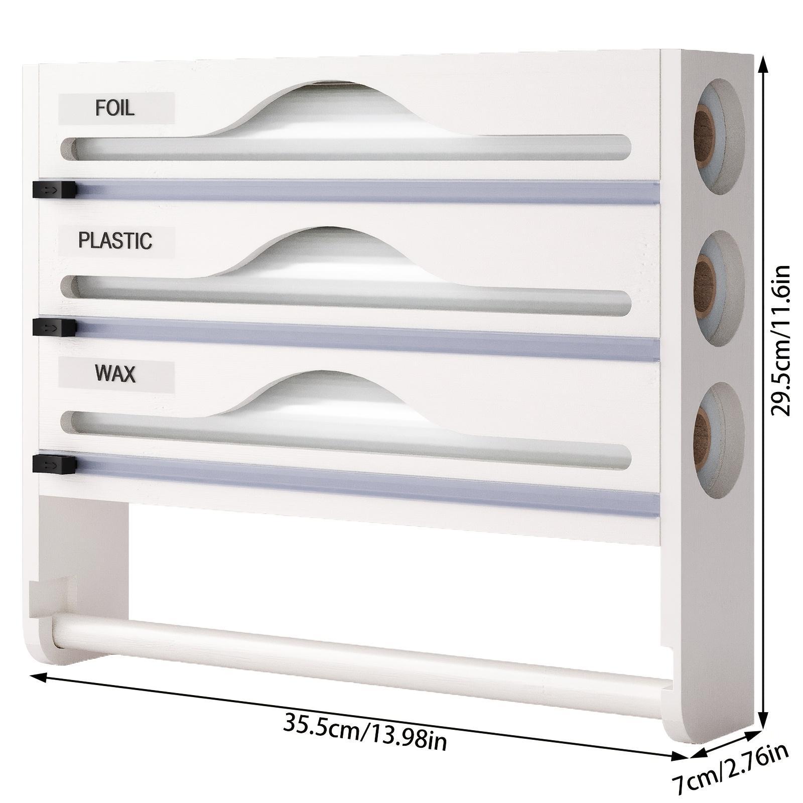 Bamboo 4-in-1 Kitchen Organizer & Dispenser