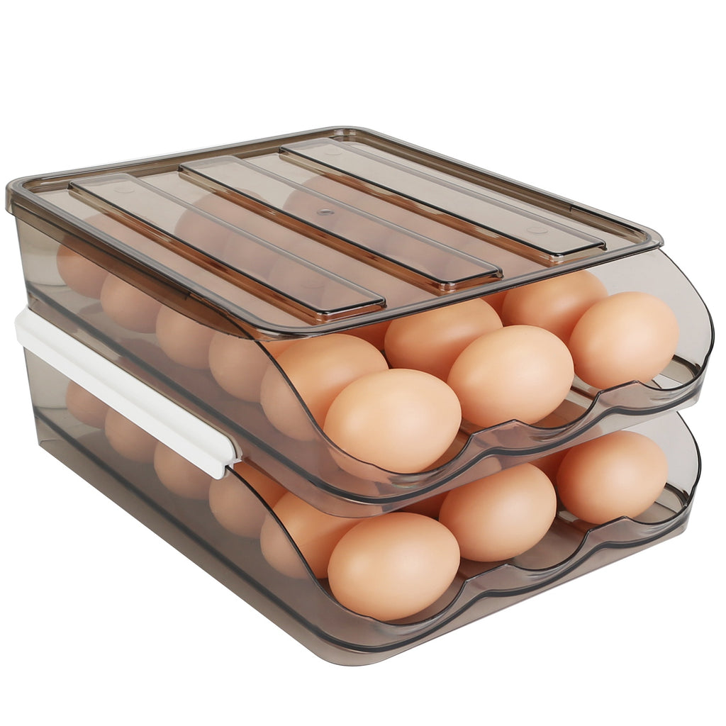 Glide & Stack Rolling Egg Dispenser (36-Egg Capacity)