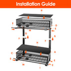 Adjustable Under-Sink Sliding Organizer (2-Pack)